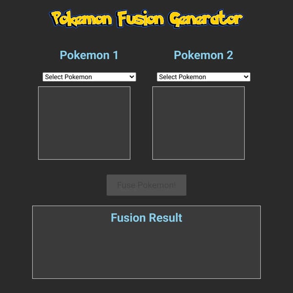 Pokemon Fusion Creator