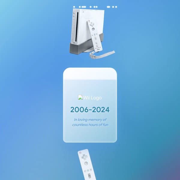Nintendo Wii Memorial
