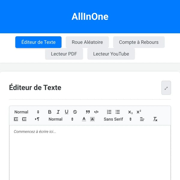 Outil Professeur Tout-en-un