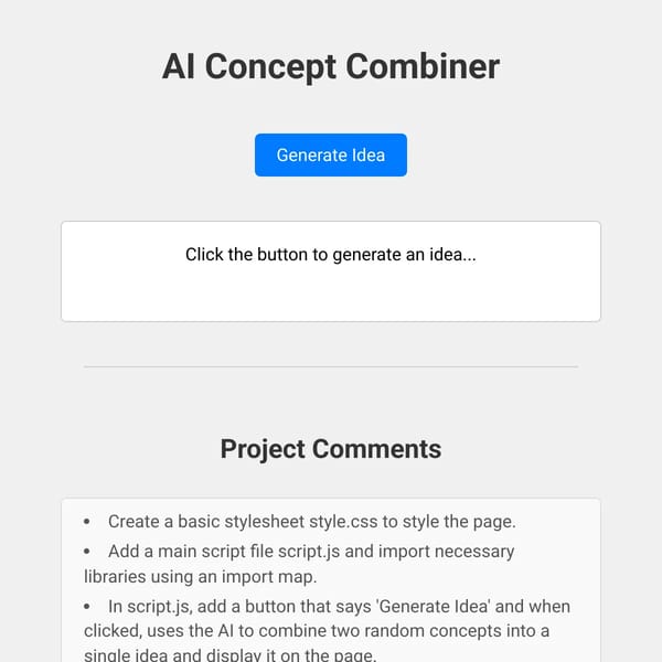 AI Concept Combiner