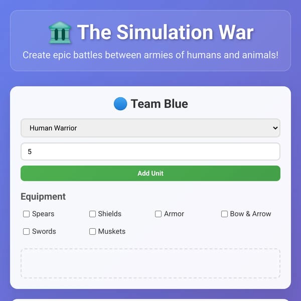 The Simulation War