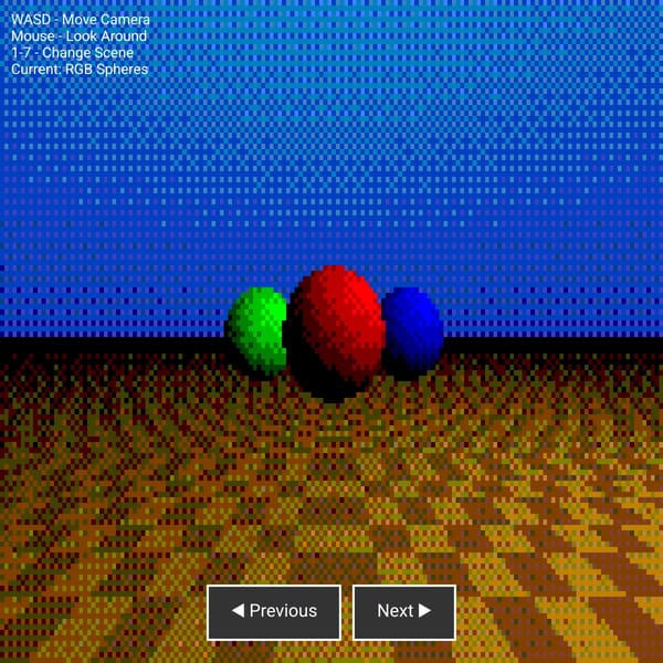 Advanced 8-bit 3D Raytracer but its 24 fps