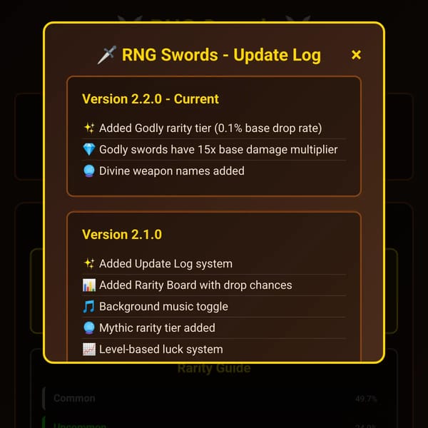 RNG Swords