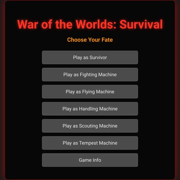 War of the Worlds: Survival