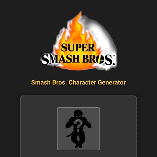 Smash Bros and deltarune character Generator
