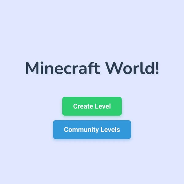 Create Your Own MINECRAFT Level!