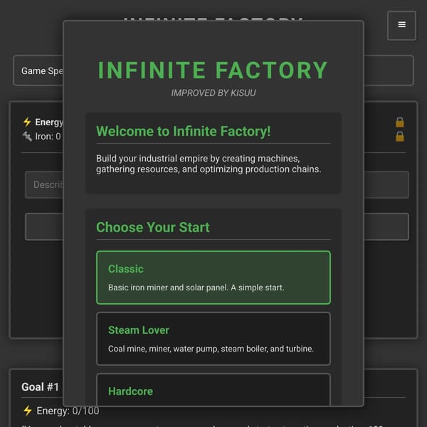 Infinite Factory