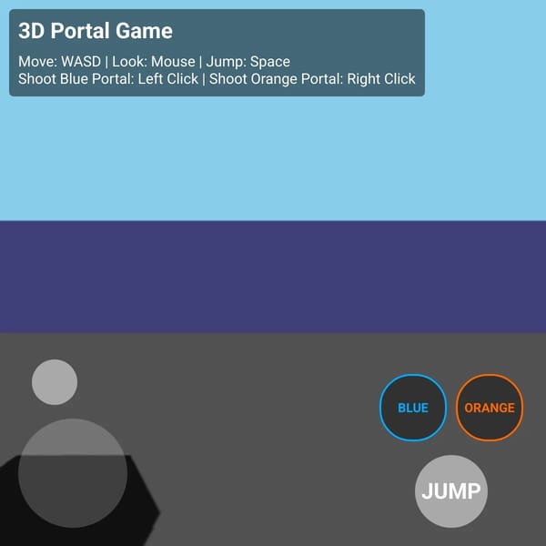 3D Portal Game