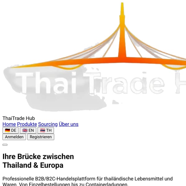 ThaiTrade Hub - Internationale Handelsplattform