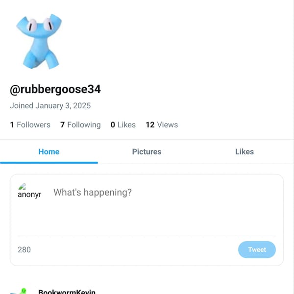 WebSim User Profile Page