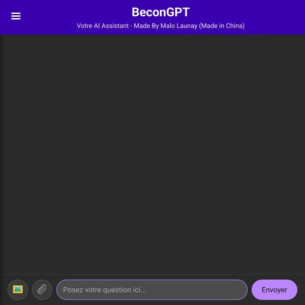 BeconGPT - Votre AI Assistant