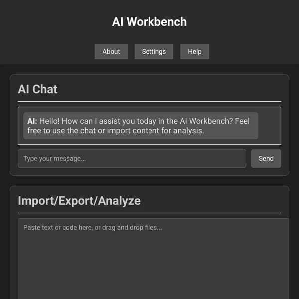 Ai Workbench v1