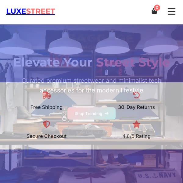 LUXE STREET - Premium Streetwear & Accessories