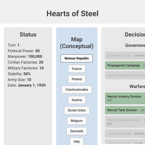 Hearts of Steel I