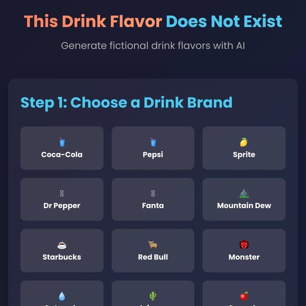 This Drink Flavor Does Not Exist