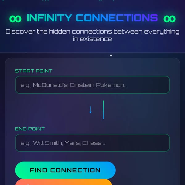 (UPDATE) Infinity Connections