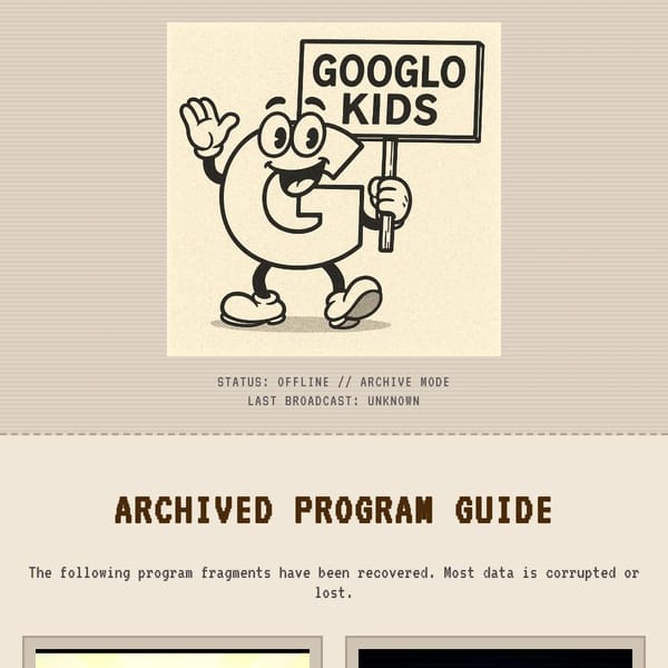 Googlo Kids - Archived Channel