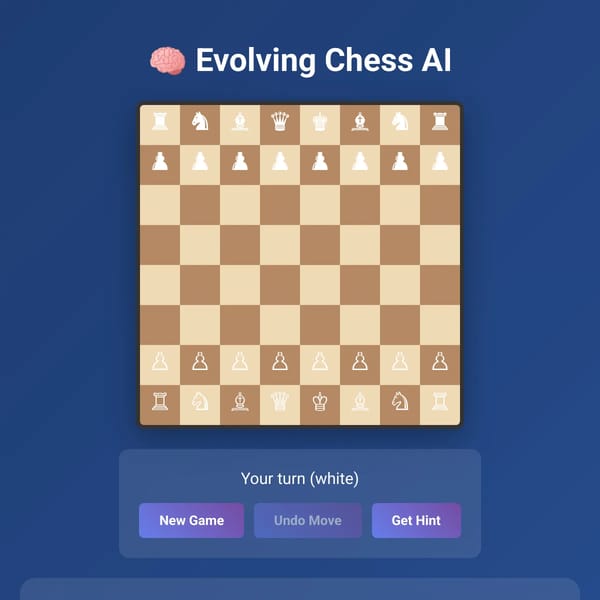 Evolving Chess AI - Neural Network Chess