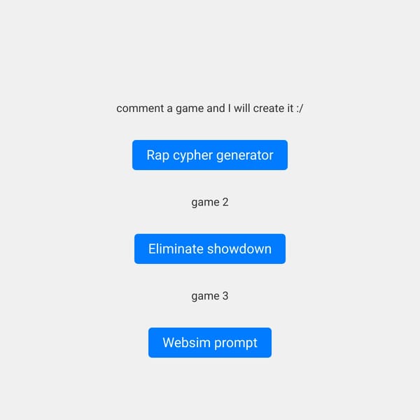 Game Request
