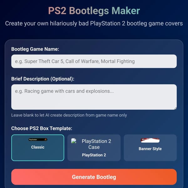 Singapore PS2 bootleg maker