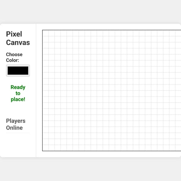 Multiplayer Pixel Canvas