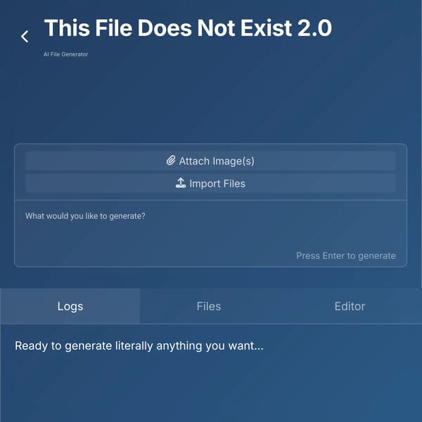Generate Anything (prev. TFDNF)