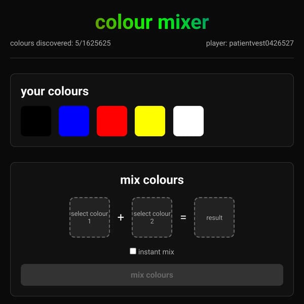 colour mixer