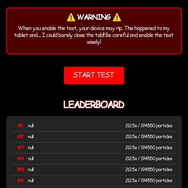 FPS TEST V4 [DANGEROUS!] 