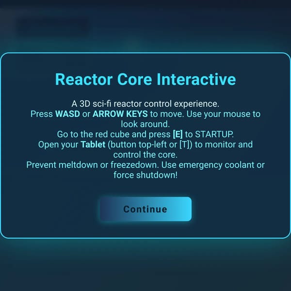78GJ´s Reactor core game