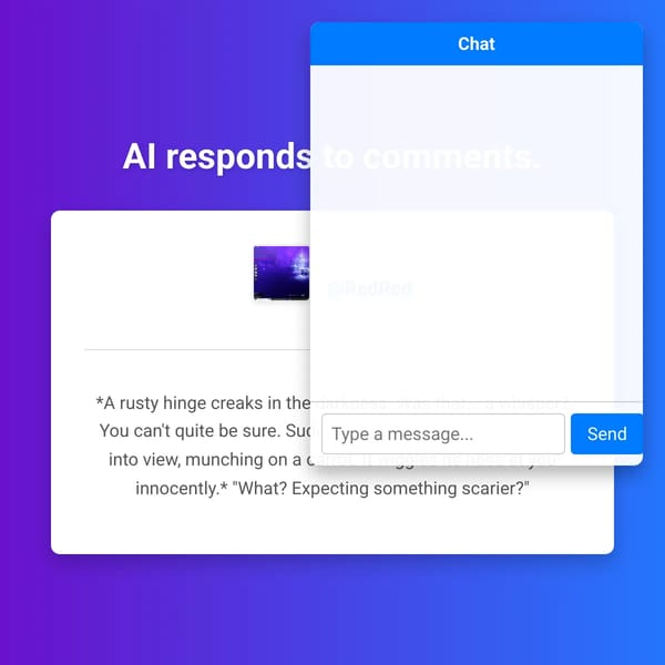 AI responds to your comments