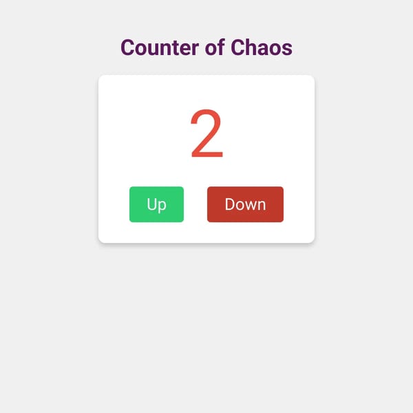 counter of chaos