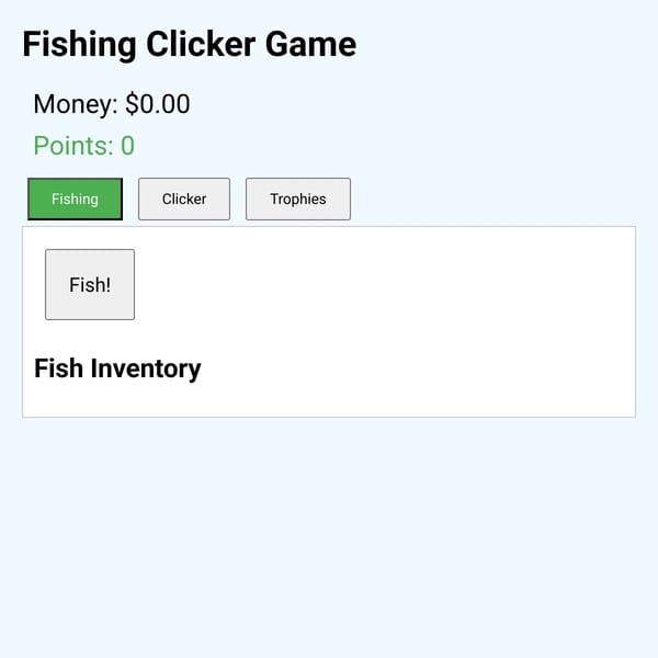 Fishing Clicker Game