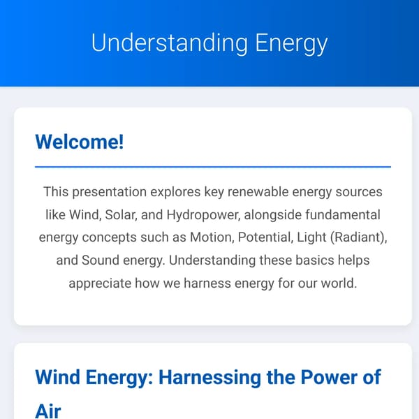 Energy Appresentation