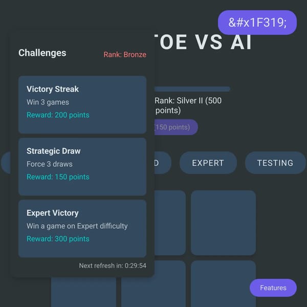 Competitive Tic-Tac-Toe