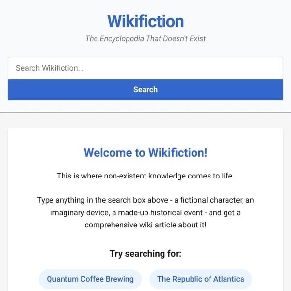 Wikifiction 