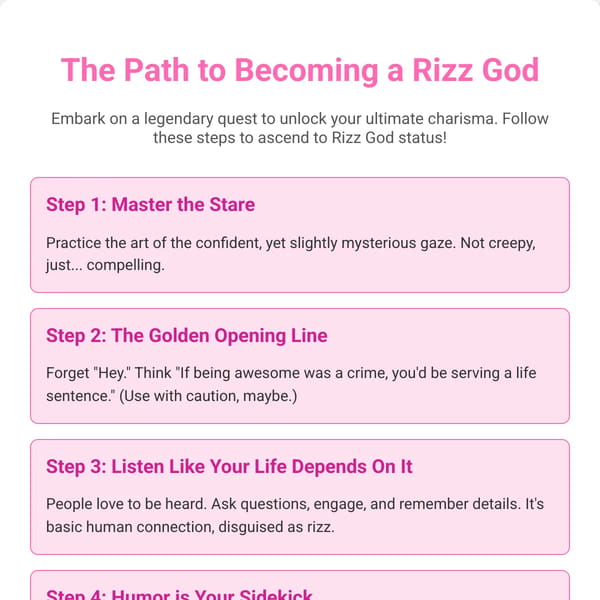 Become a Rizz God