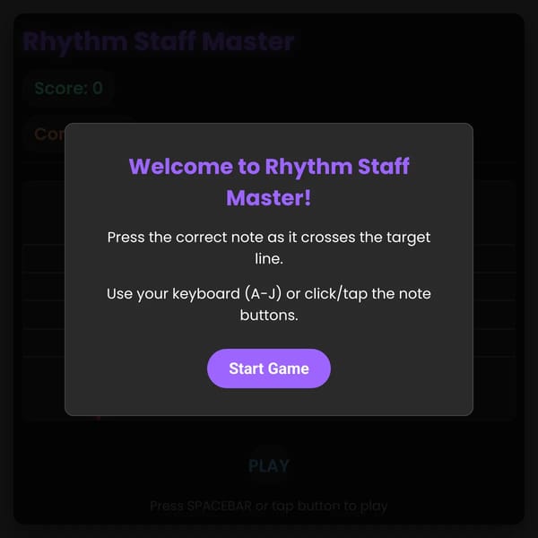 Rhythm Staff Master
