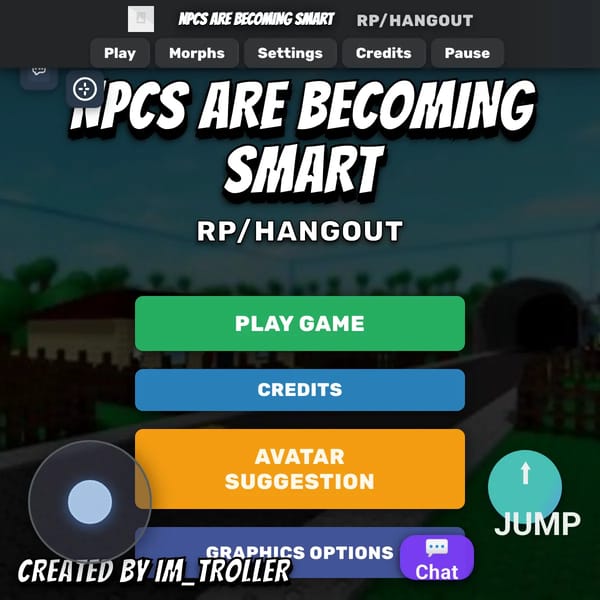 NPCS ARE BECOMING SMART RP/HANGOUT [BETA GAME]