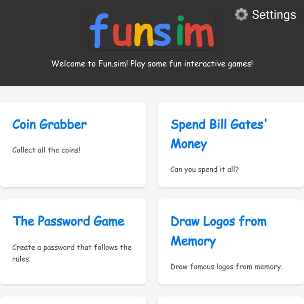 funsim (BIG UPDATE SOON)