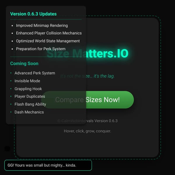 Size Matters.IO