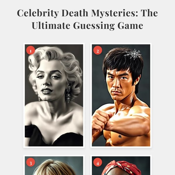 Celebrity Death Mysteries
