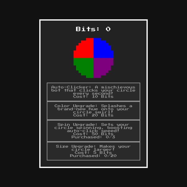 8-Bit Clicker game