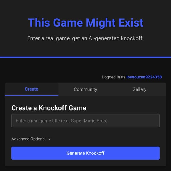 This Game Might Exist