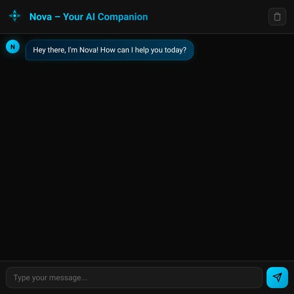 Nova - Your AI Companion