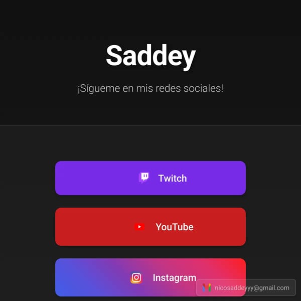 Saddey - Redes Sociales