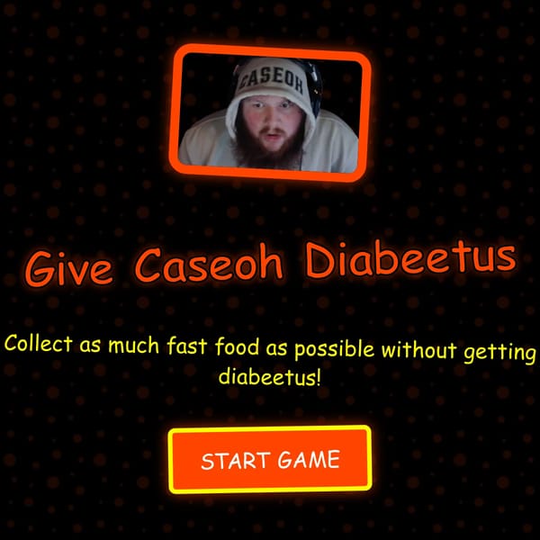 Give Caseoh diabeetus