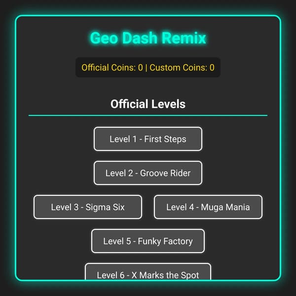 Geo Dash Clone