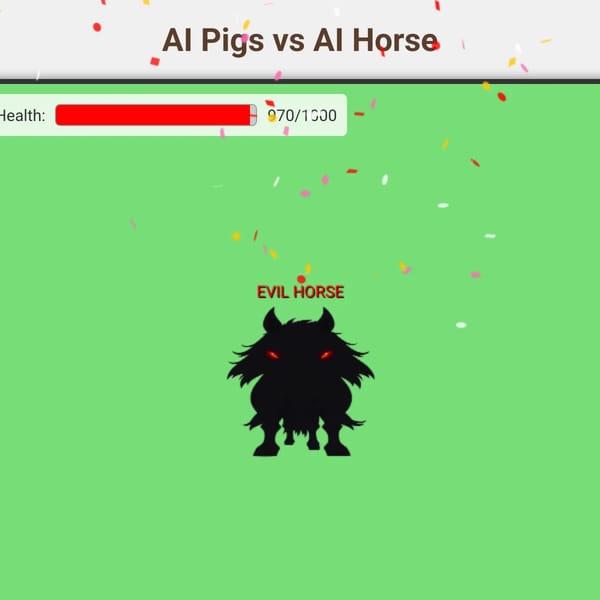 Pigs vs Horse