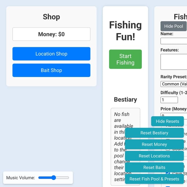 Make Your Own Fishing RNG