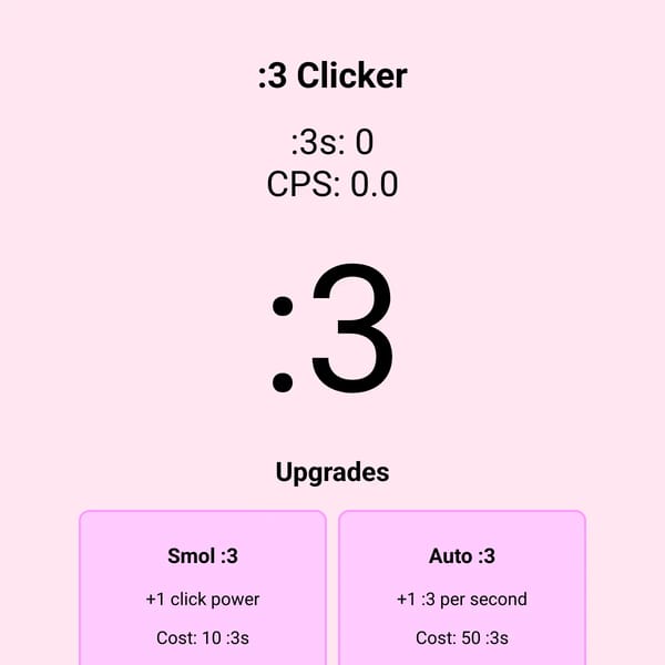 :3 Clicker